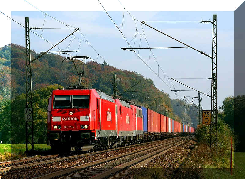 TRENO MERCI IN DOPPIA TRAZIONE PRESSO STOCCARDA